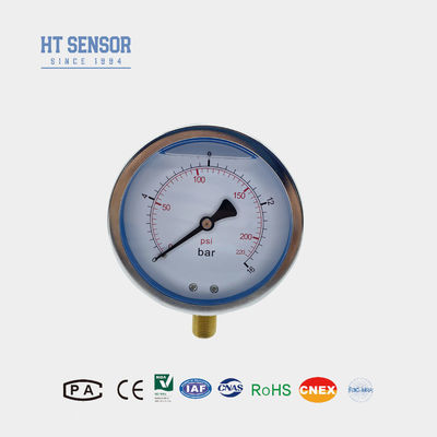 Industrial Applications Pointer Pressure Gauge For Machinery Manufacturing Essential