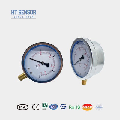 SS Digital Pressure Gauges for Machinery Manufacturing 40mm/50mm/63mm/100mm Thread M20*1.5 G1/2
