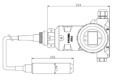 BHZ93420-III Sereies Liquid Level Sensor 316L Pressure Transmitter Thỏa thuận Hart 2