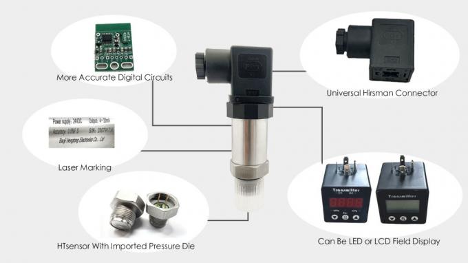 BPHT24-IX Bộ cảm biến áp suất mảng âm OEM Bộ cảm biến áp suất chất lỏng vệ sinh 1