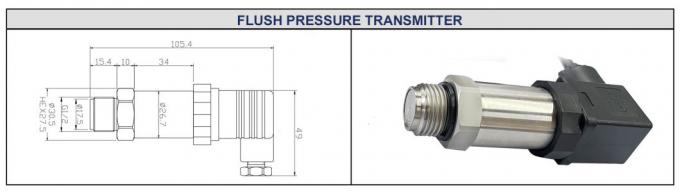 4-20mA Phân kính truyền áp suất LCD hiển thị Digital Pressure Transmitter 1