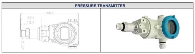 4-20mA Phân kính truyền áp suất LCD hiển thị Digital Pressure Transmitter 2